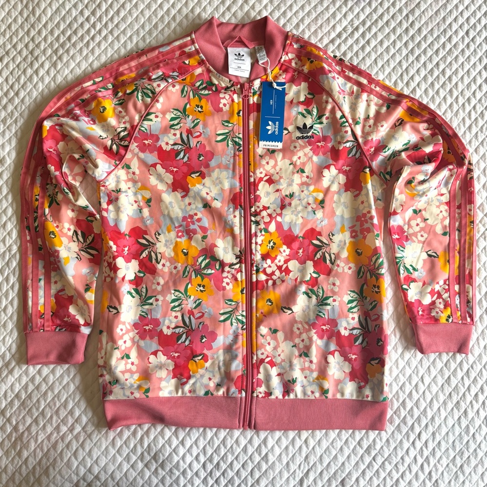 NWT Adidas Girls HER Studio Track Jacket XL